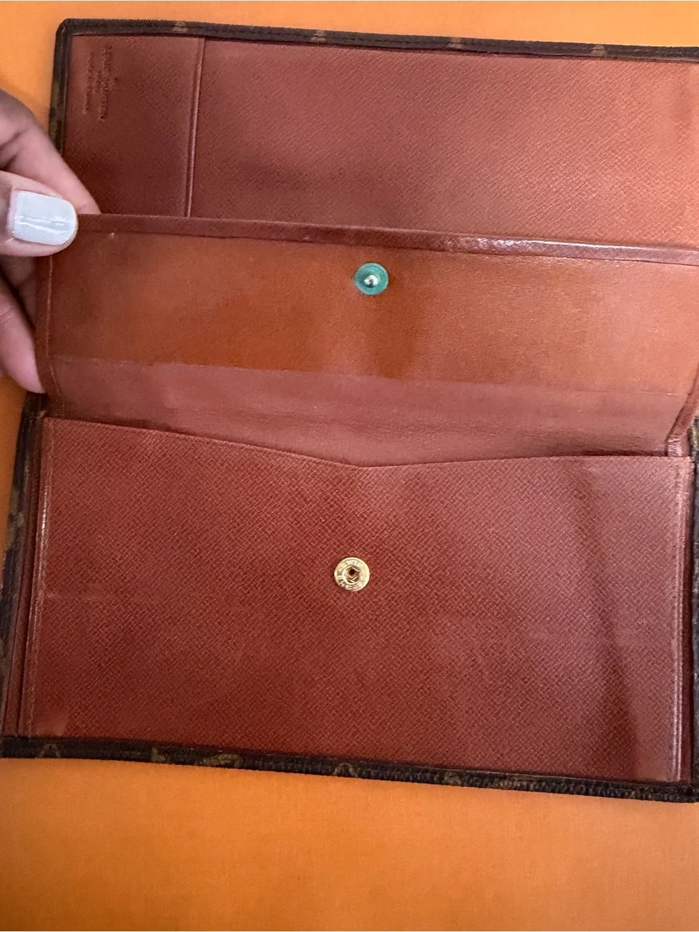 Authentic Vintage Vuitton Monogram Canvas Long Wallet•April 1984